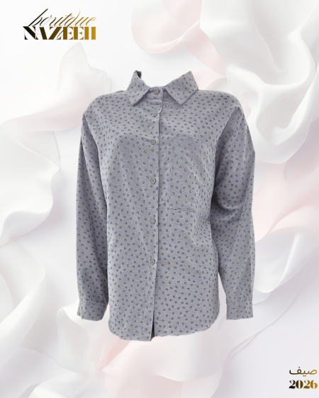 قميص نقش الورد